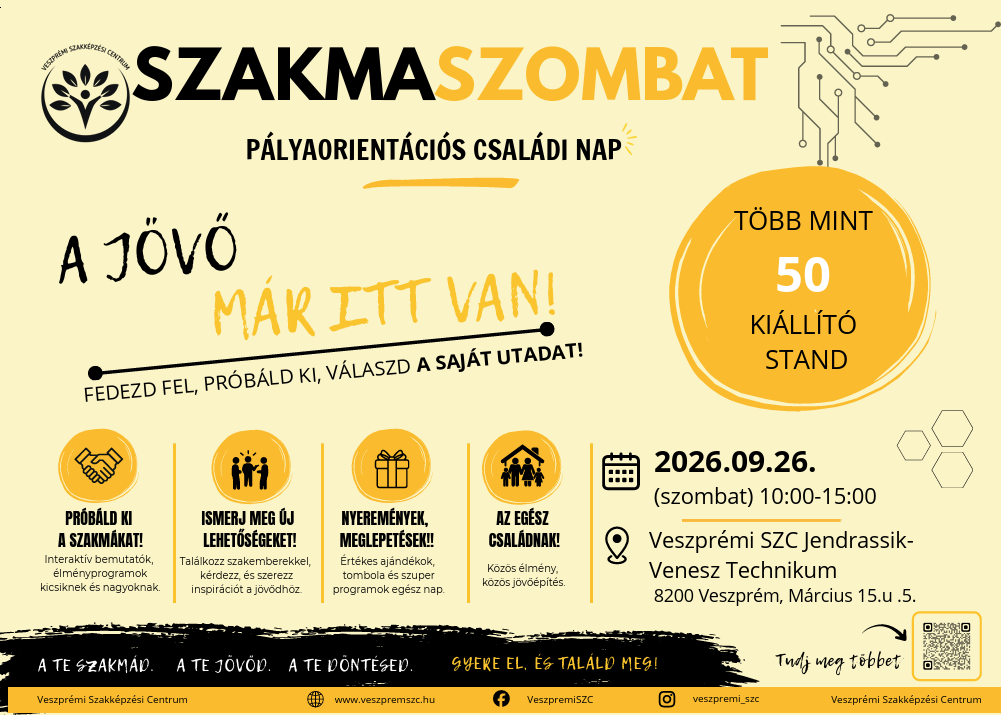 Szakmaszombat plakát